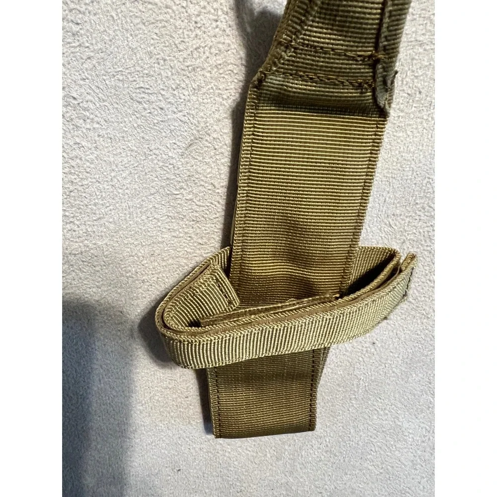 Tactical MOLLE Radio Holster Pouch Coyote Green Adjustable Nylon Gear Holder